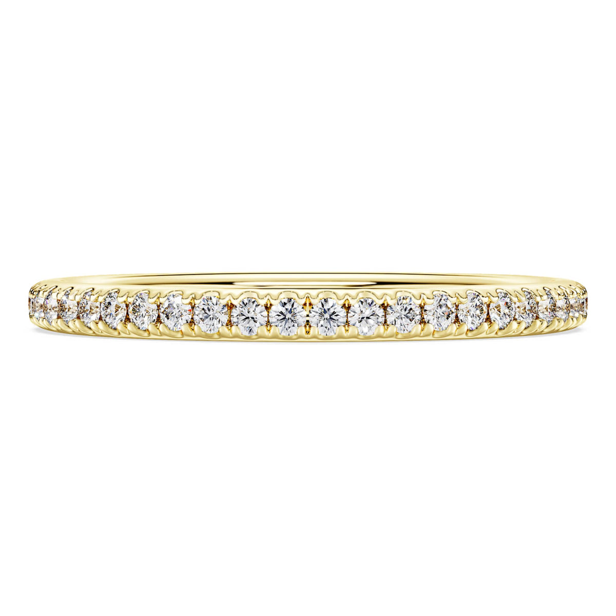 Swarovski Eternity band ring Lab-grown diamonds 0.2 ct tw, Round shape, 14K yellow gold