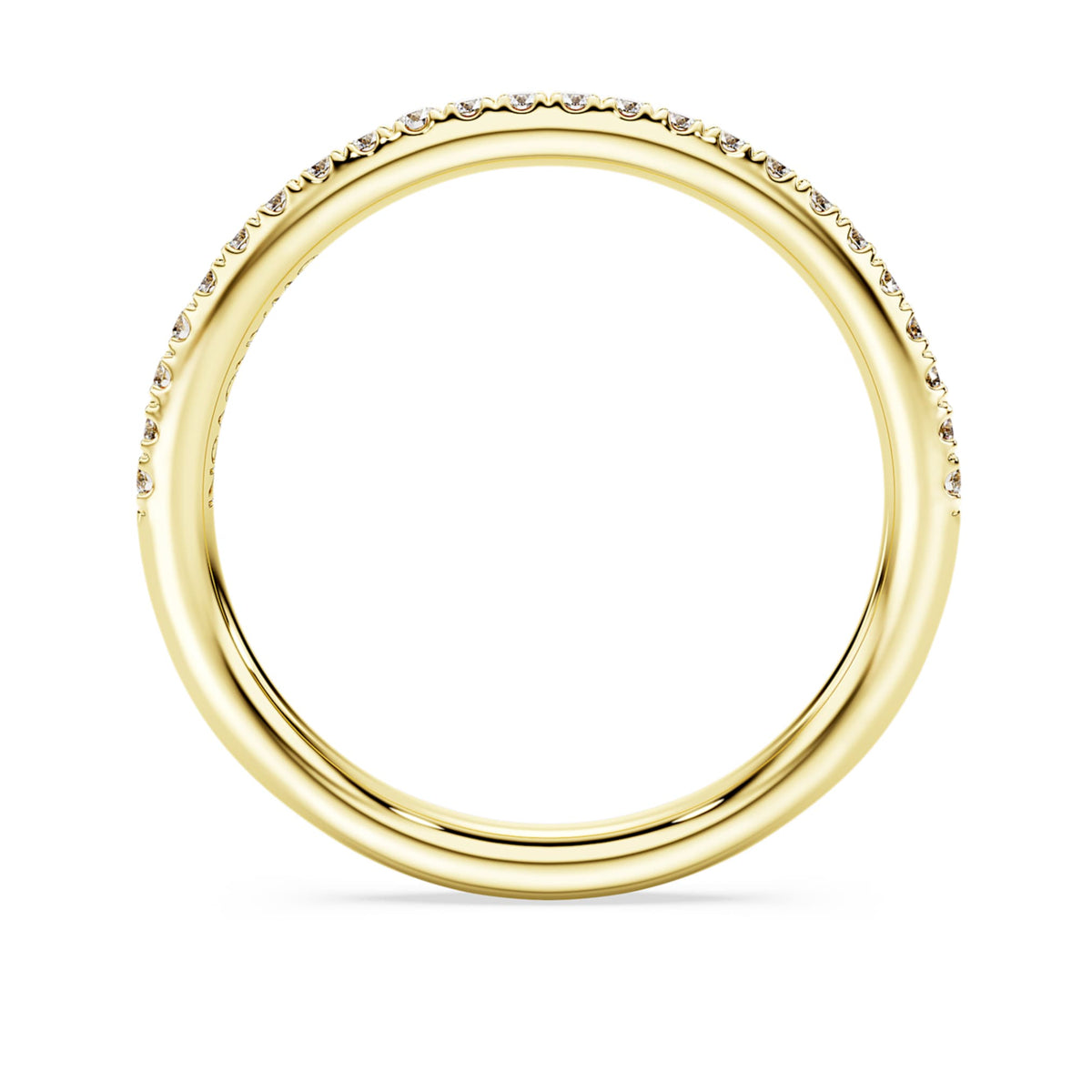 Swarovski Eternity band ring Lab-grown diamonds 0.2 ct tw, Round shape, 14K yellow gold