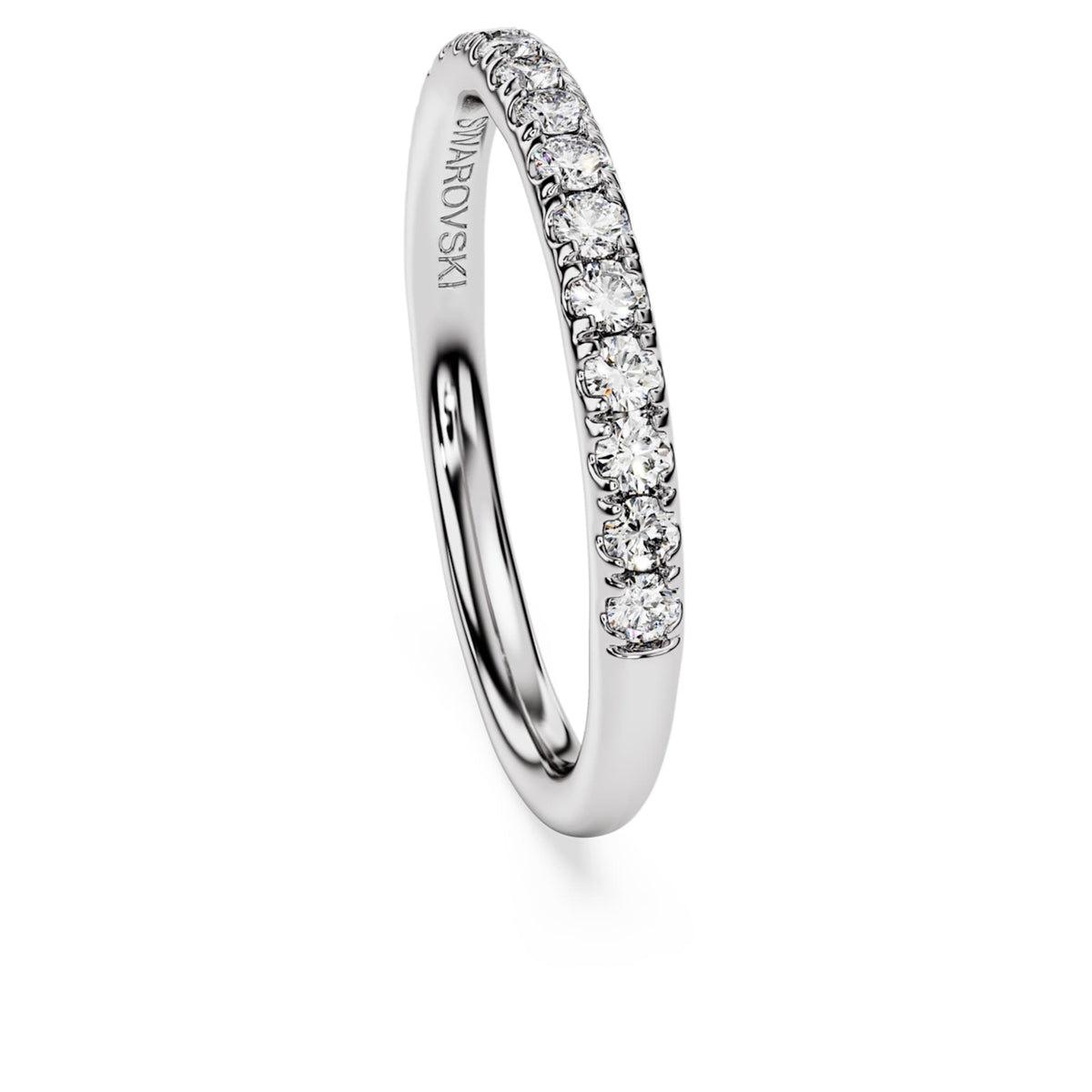 Swarovski Eternity band ring Lab-grown diamonds 0.4 ct tw, Round shape, Sterling silver