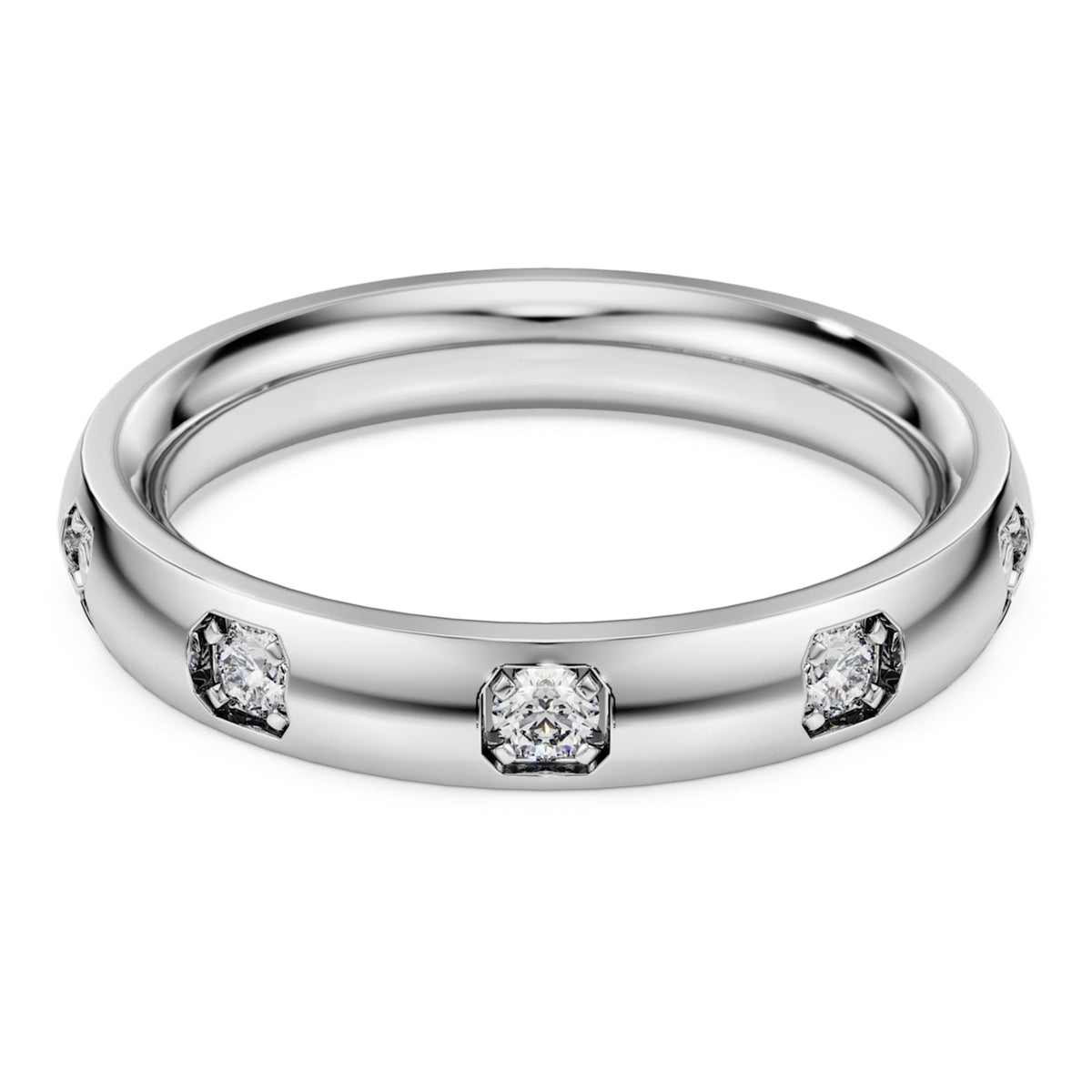 Swarovski Eternity band ring Lab-grown diamonds 0.5 ct tw, Round shape, 14K white gold