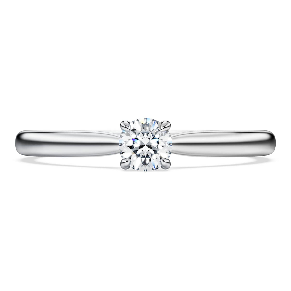 Swarovski Eternity solitaire ring Lab-grown diamonds 0.25 ct tw, Round shape, Sterling silver