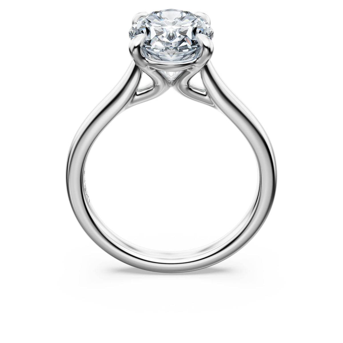 Swarovski Eternity solitaire ring Lab-grown diamonds 3 ct tw, Oval shape, 14K white gold