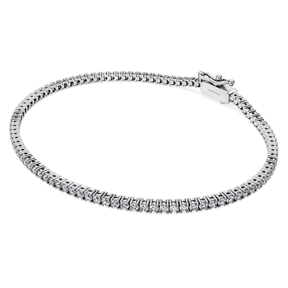 Swarovski Eternity Tennis bracelet Lab-grown diamonds 1.5 ct tw, Round shape, 14K white gold
