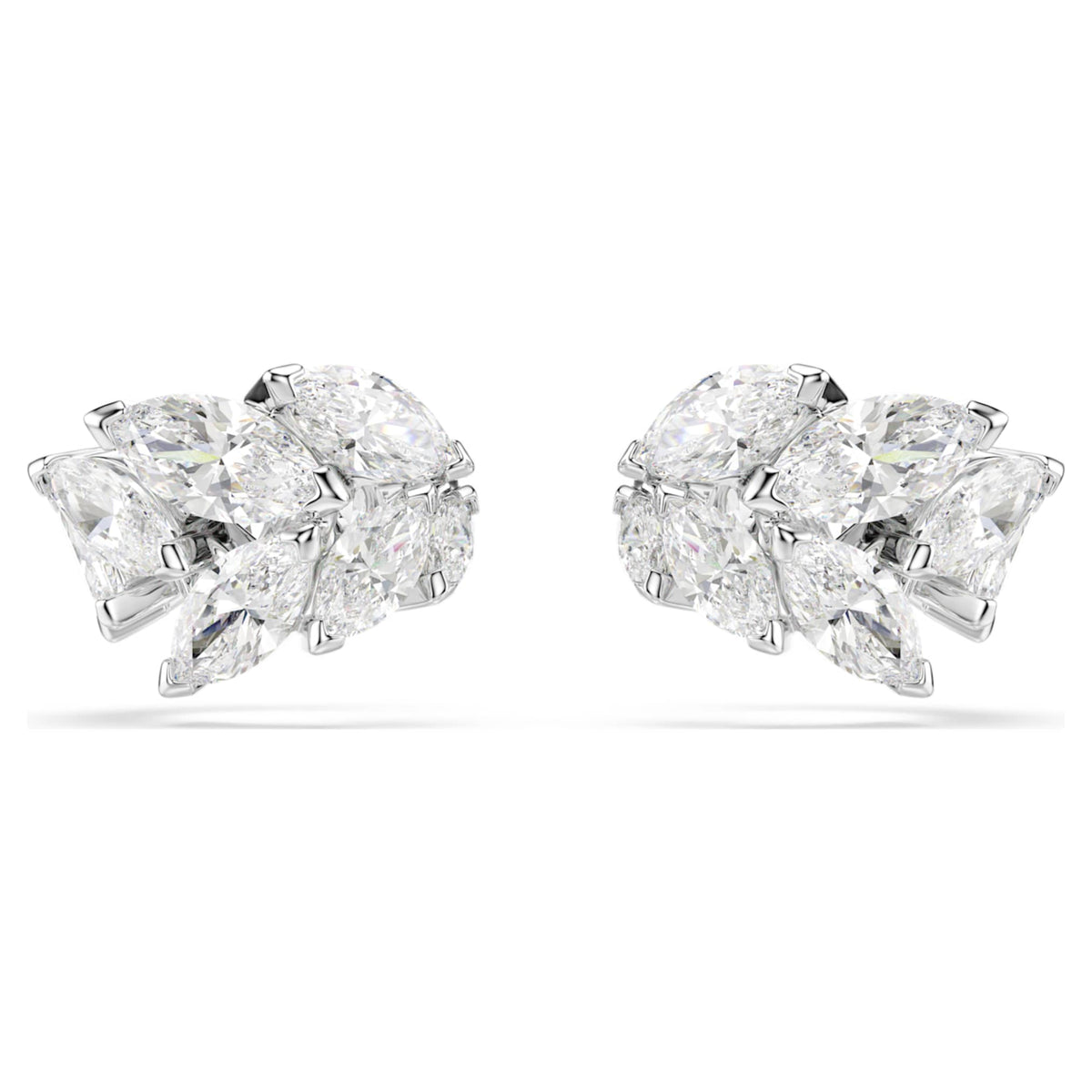Swarovski Mesmera ear cuffs Marquise cut, White, Rhodium plated