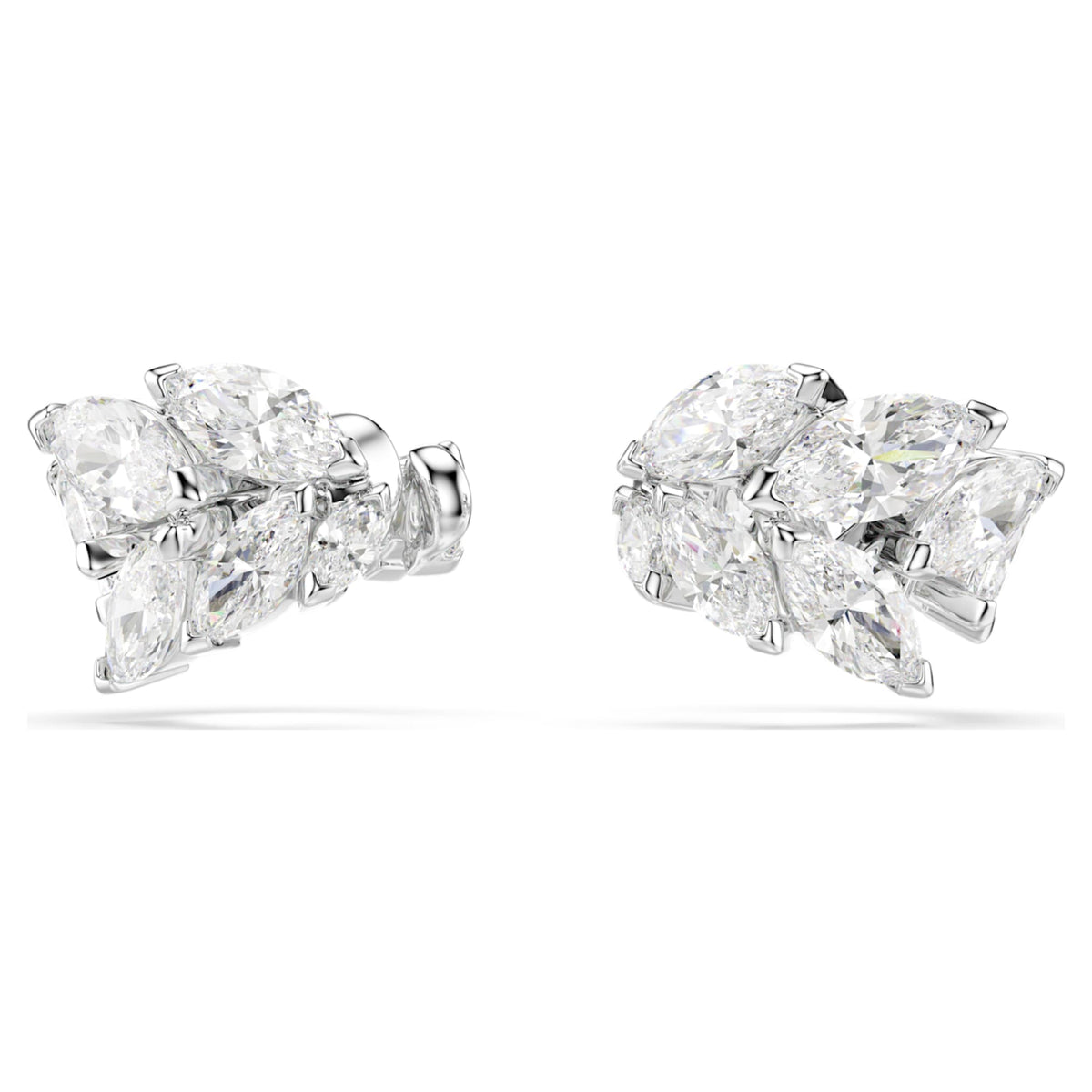 Swarovski Mesmera ear cuffs Marquise cut, White, Rhodium plated