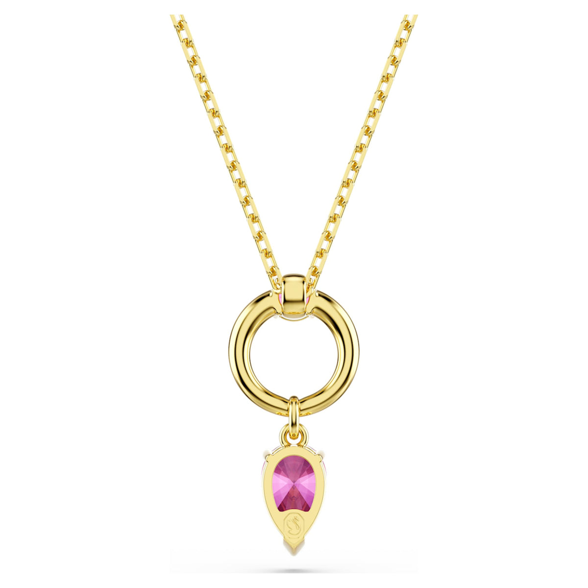 Swarovski Mesmera pendant Mixed cuts, Red, 18K gold finish