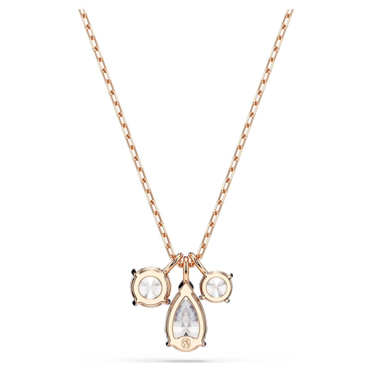 Swarovski Mesmera pendant Mixed cuts, White, 18K rose gold finish