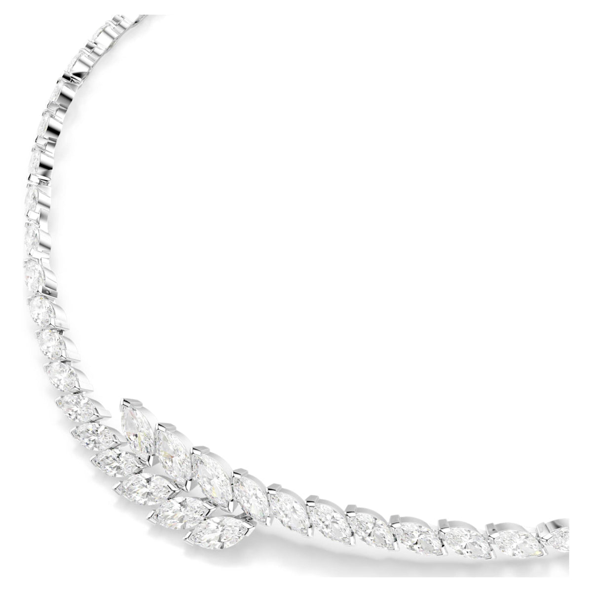 Swarovski Mesmera set Set (3), Marquise cut, White, Rhodium plated