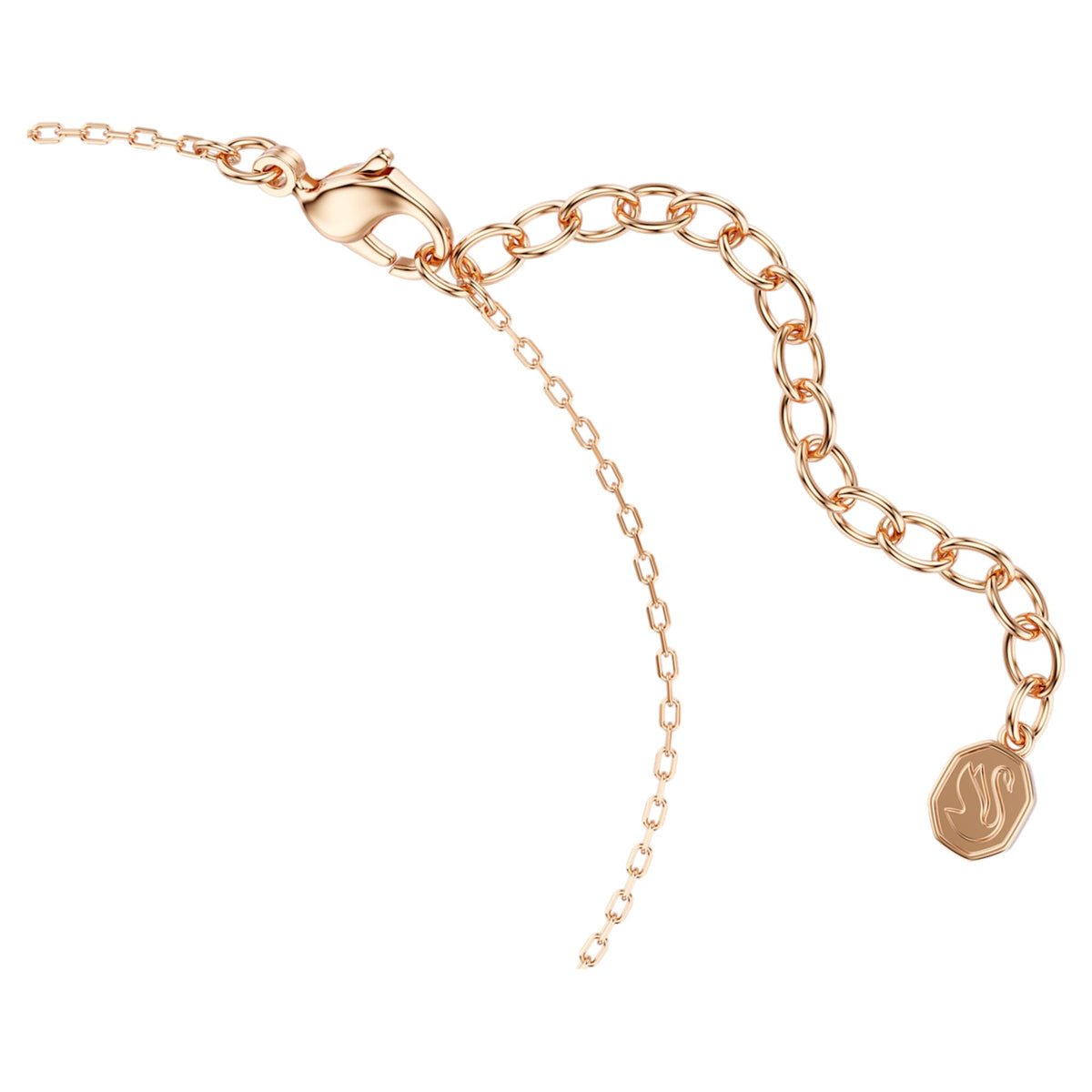 Swarovski Only bracelet with pink round-cut accents and an 18K rose gold finish