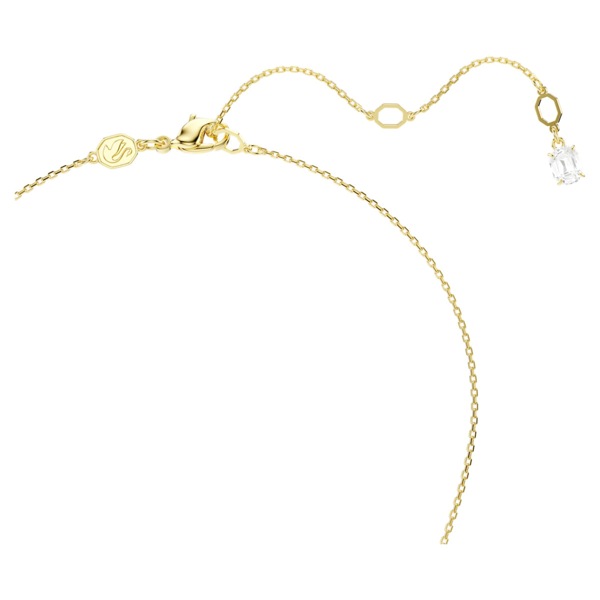 Swarovski Snake set Crystal pearl, Mixed cuts, Year of the Snake, White, 18K gold finish