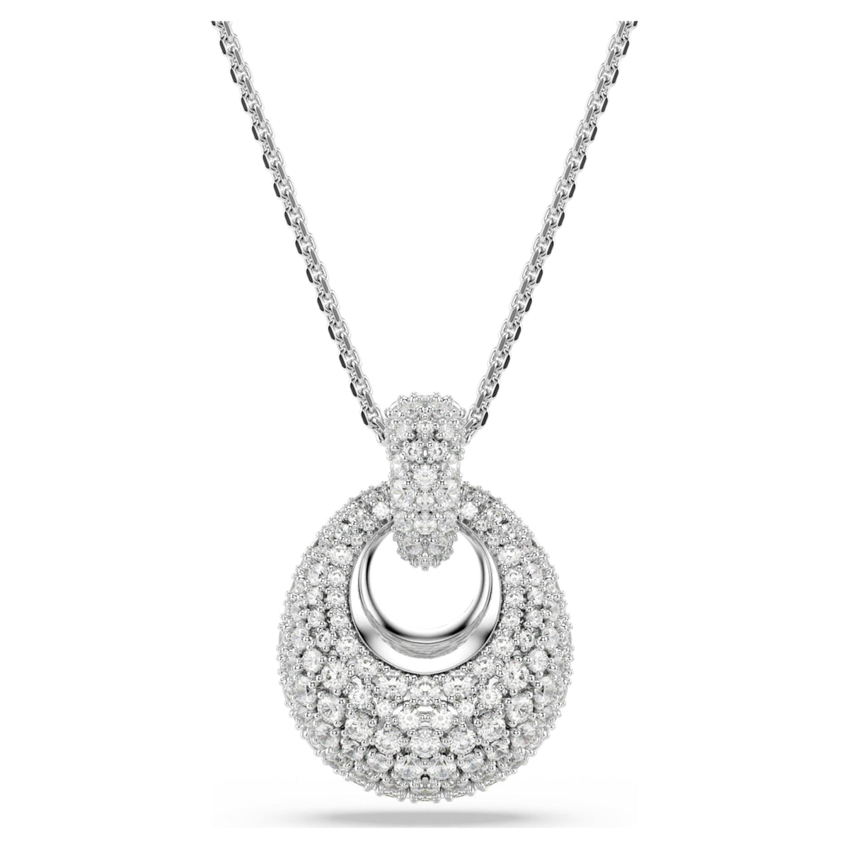 Swarovski Sublima pendant White, Rhodium plated