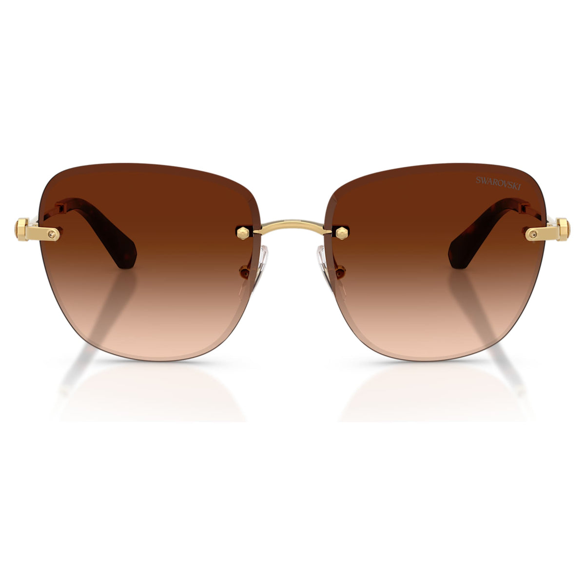 Swarovski Sunglasses Square shape, SK7043, Brown