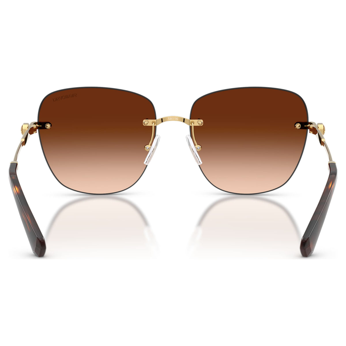 Swarovski Sunglasses Square shape, SK7043, Brown