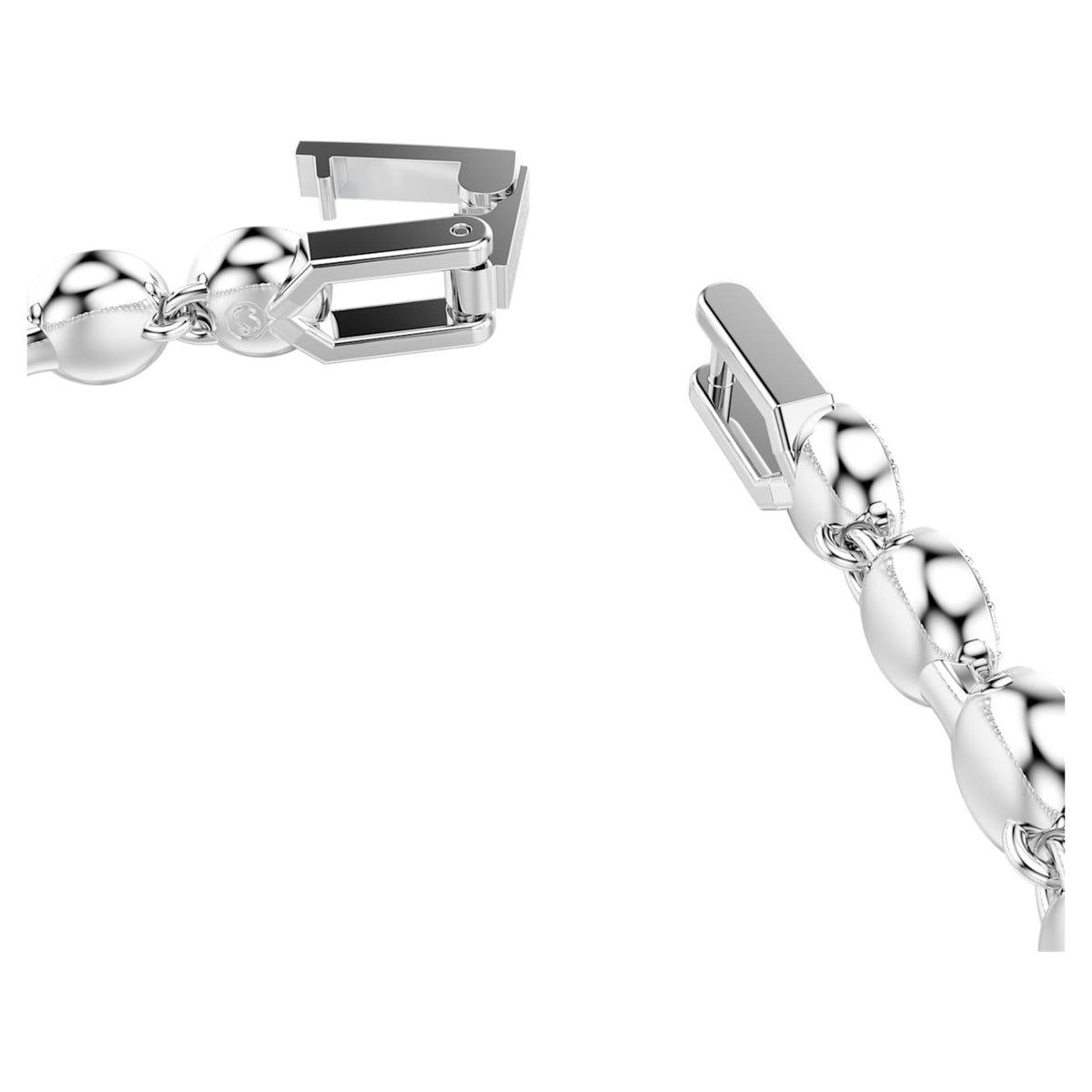 Swarovski Una Angelic bracelet with blue round-cut accents and rhodium plating