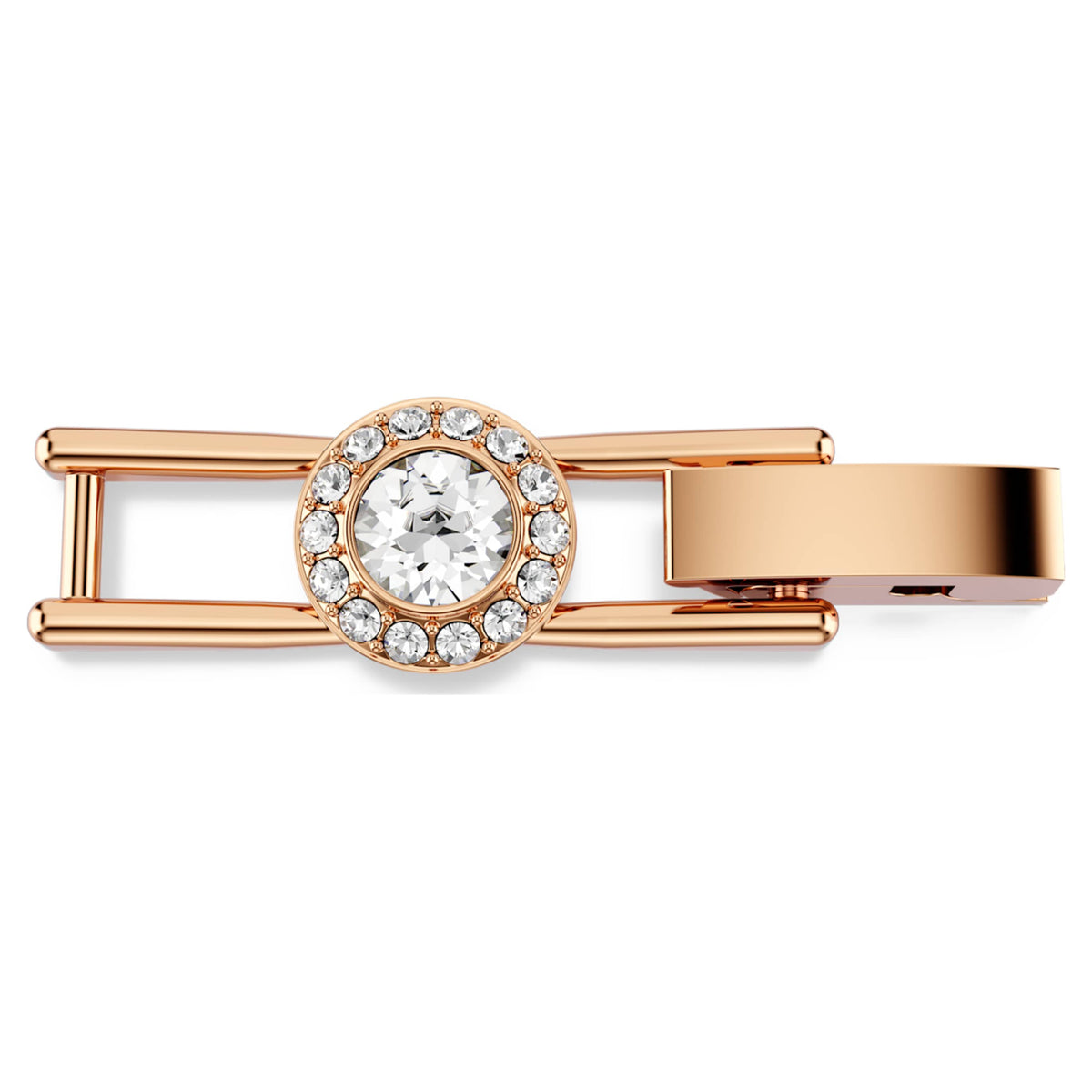 Swarovski Una Angelic extender Round cut, White, 18K gold finish